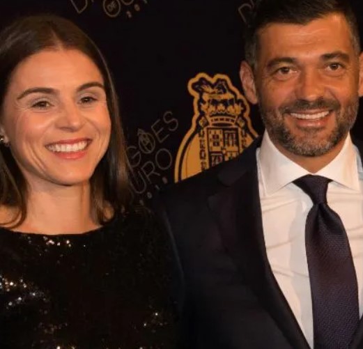 Liliana Conceicao and husband Sergio Conceicao in an event